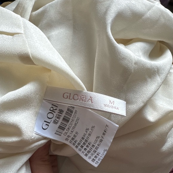 Gloria Floral Mini Puff Sleeved Yellow Spring Scrunch Dress medium - Picture 7 of 7